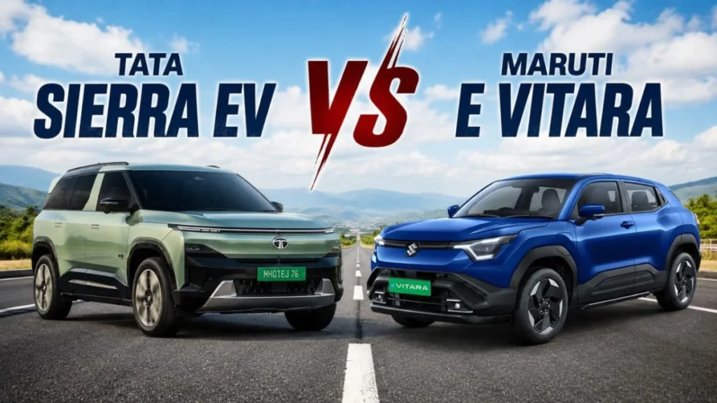 battle-of-the-electric-titans-tata-sierra-ev-vs-maruti-e-vitara-a-comprehensive-comparison