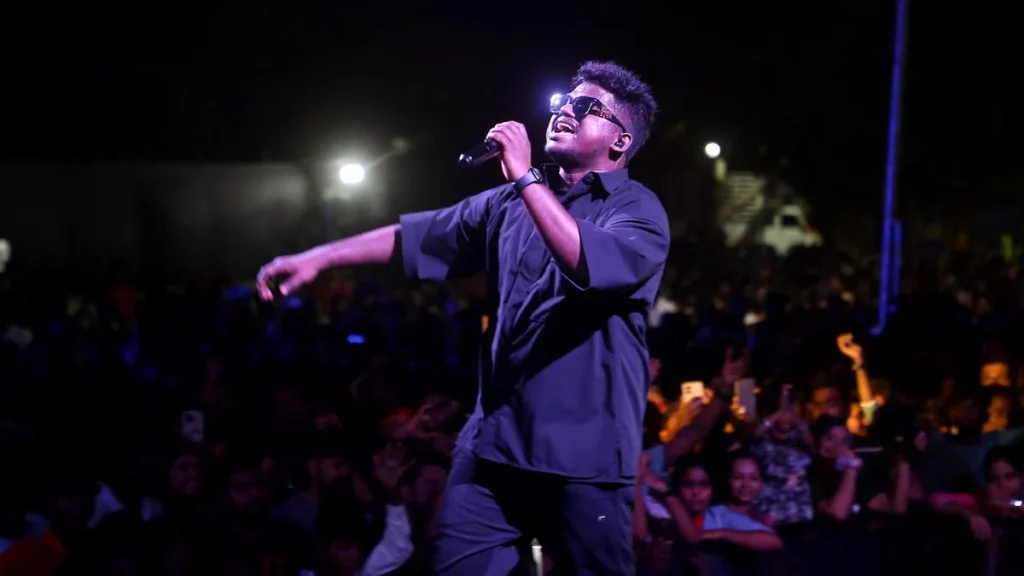 rapper-arivu-detained-during-high-stakes-neet-protest-outside-tamil-nadu-secretariat