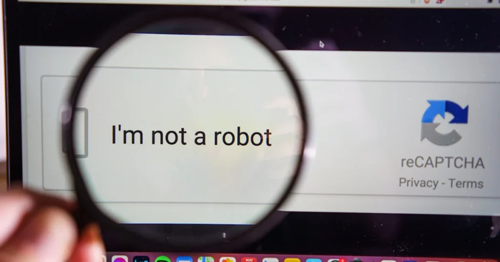 Kaunas,,Lithuania,-,2023,August,10:,Recaptcha,On,Windows,Screen.