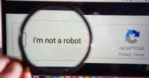 Kaunas,,Lithuania,-,2023,August,10:,Recaptcha,On,Windows,Screen.