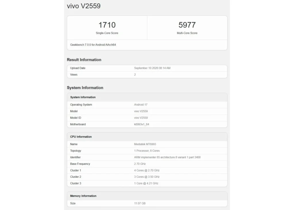 the-global-arrival-of-the-vivo-x-fold6-anticipation-builds-as-prototype-surfaces-on-geekbench