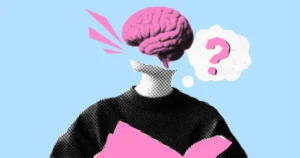 Brain,Head,Collage,With,Question,Mark,And,Speech,Bubble,In