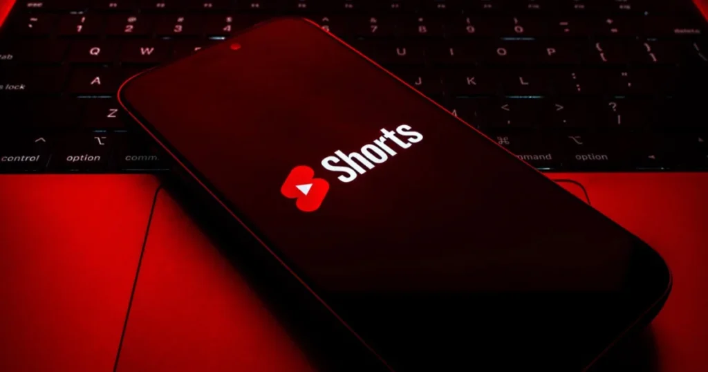 Youtube,Shorts,Logo,Is,Displayed,On,The,Screen,Of,A